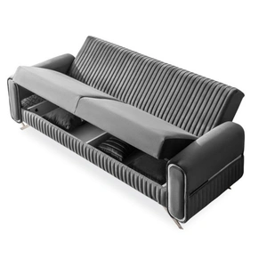 Casamode Escalade Microfiber Convertible Storage Sofa