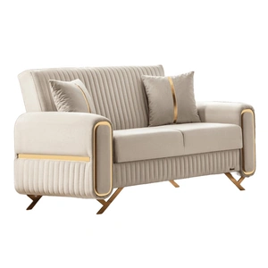 Casamode Escalade Microfiber Convertible Storage Loveseat