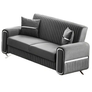Casamode Escalade Microfiber Convertible Storage Loveseat