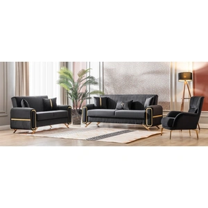 Casamode Escalade Microfiber Convertible Storage Living Room Set