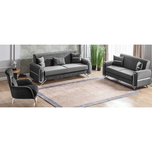 Casamode Escalade Microfiber Convertible Storage Living Room Set