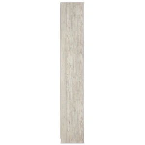 Ashley Furniture Willowton 4-Piece Coastal Fireplace Entertainment Wall - Whitewash, Whitewash