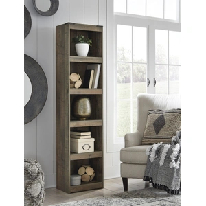 Ashley Furniture Trinell 3-Piece Rustic Entertainment Center - Brown & Gunmetal, Brown