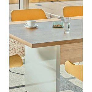 MDD Office Furniture Mito Office Melamine Conference Table, W86.6-inch x D43.3-inch