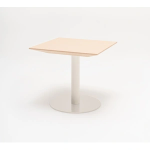MDD Office Furniture Gravity Square Pedestal Cafe Table w/Metal Base