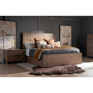 Universal Furniture Koda Wood Panel Bedroom Set, Medium Brown Oak
