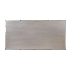 Furniture of America Diocles Mirror/Wood Rectangular Dining Table, Silver/Grey