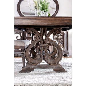 Furniture of America Arcadia Wood Extendable Dining Table
