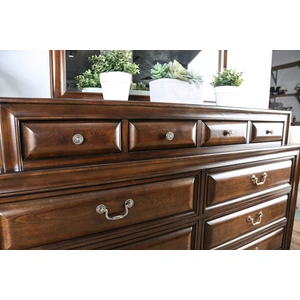 Furniture of America Brandt Wood Double Dresser w/10 Drawers