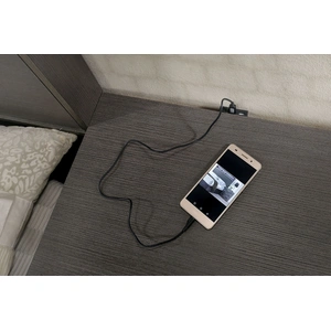 Furniture of America Camryn Wood Nightstand w/3 Drawers & USB Charger, Warm Gray