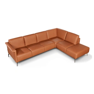 Diven Living Facile Leather Modular Sectional Sofa Customizable