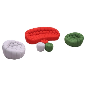 J&M Furniture Fantasy Customizable Fabric Living Room Set