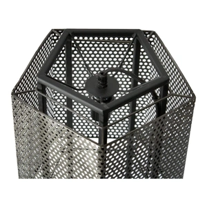 MOE'S Sabato Iron Table Lamp, Grey/Black
