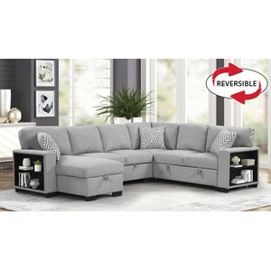 Galaxy Home Furnishings Cairo Fabric U-Shaped Sectional Sofa