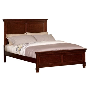 New Classic Furniture SM Tamarack Wood Panel Bed, Queen Size
