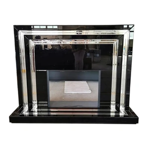 Cnc Industrial SM Mirrored Fireplace Mantle