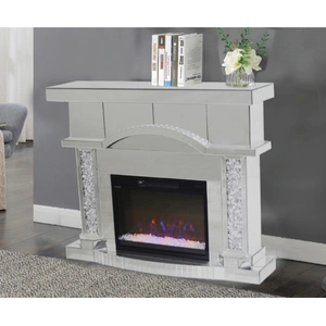 Cnc Industrial SM Fm2120-48 Mirrored Fireplace Mantle
