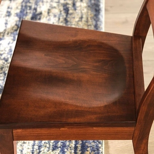 Furniture of America Grethan Wood Dining Side Chair, Set of 2, Dark Cherry