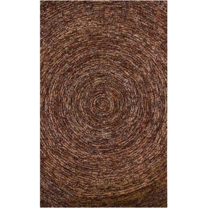 Chandra Galaxy Wool Rectangular Hand-knotted Rug, Composition 2