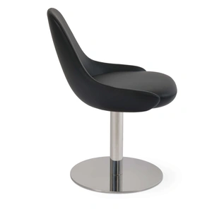 SohoConcept Furniture Gazel Round Swivel Dining Chair