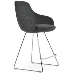 SohoConcept Furniture Gazel Wire Arm Counter Stool