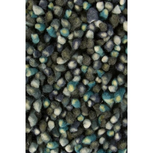 Chandra Gems Wool Round Hand-woven Rug, 7'9-inch, Grey/Blue