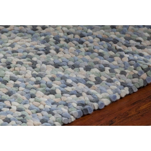 Chandra Gems Wool Round Hand-woven Rug, 7'9-inch, Grey Multi