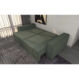 Modekraft Gerda Fabric Convertible Sofabed, Verde Green