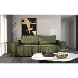 Modekraft Gerda Fabric Convertible Sofabed, Verde Green