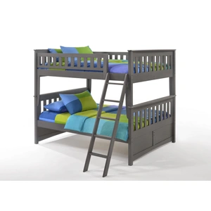 Night & Day Furniture Ginger Wood Bunk Bed, Full/Full Size
