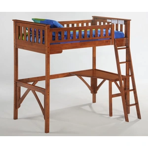 Night & Day Furniture Ginger Wood Loft Bunk Bed