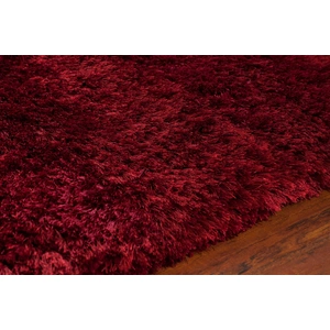 Chandra Giulia Polyester Round Hand-woven Rug, 7'9-inch, Red