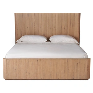 Universal Furniture Walker Wood Panel Bed, Natural Oak