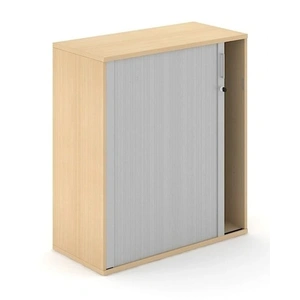 NARBUTAS Uni Plus H44.1-inch Office Cabinet w/Tambour Lockable Door