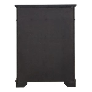 Galaxy Home Furnishings Grace 5-Drawer Wood Veneer Chest, Gray