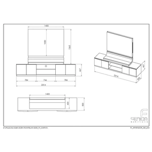 Fenicia Mobiliario, Spain Granada Wall Unit, White