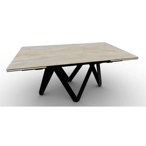 Calligaris Cartesio W62.9-inch-78.7-inch-94.4-inch Ceramic/Metal/Wood Customizable Extendable Rectangular Dining Table