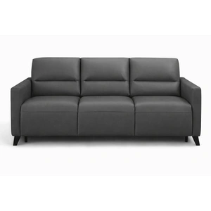 Beverly Hills Furniture Guily Leather Queen-Sized Leather Sofabed with One-Handed Operation