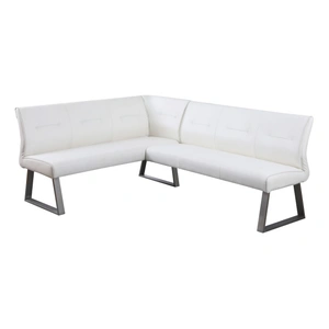 Chintaly Imports Gwen Faux Leather Nook, White