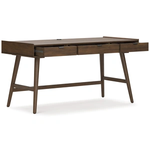 Ashley Furniture Lyncott Wood/MDF Home Office Desk, Brown