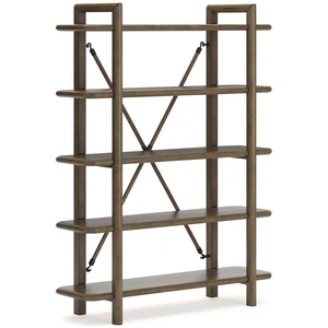 Ashley Furniture Roanhowe Wood/MDF Bookcase, Brown
