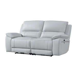 Beverly Hills Furniture Hailey Leather/PVC Reclining Modular Loveseat