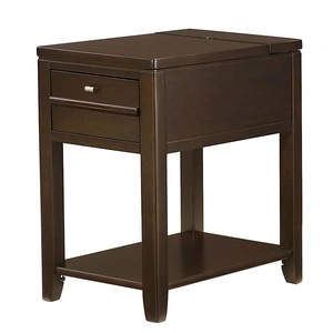 Hammary Downtown Rectangular Wood 1-Drawer Chairside Table