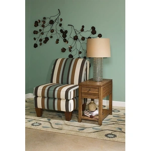 Hammary Downtown Rectangular Wood 1-Drawer Chairside Table