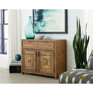 Hammary Reclamation Place Wood Accent Cabinet w/2 Drawers & 2 Doors, Rustica
