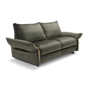 Diven Living Handy Leather Convertible Sofabed Customizable