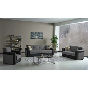 Casamode Harmony Fabric/PU Convertible Living Set