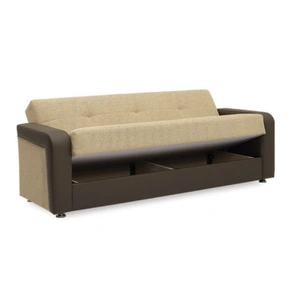 Casamode Harmony Fabric/PU Convertible Sofabed