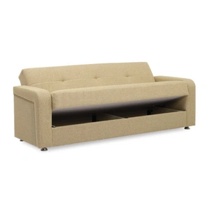 Casamode Harmony Fabric/PU Convertible Sofabed