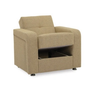 Casamode Harmony Fabric/PU Convertible Sleeper Chair